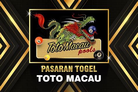 keluaran toto macau.